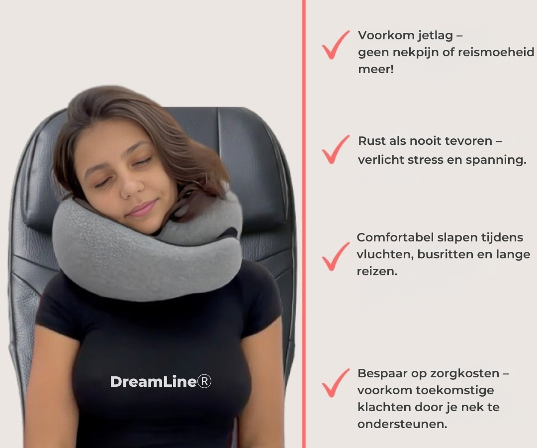 Almohada de viaje ergonómica DreamLine®