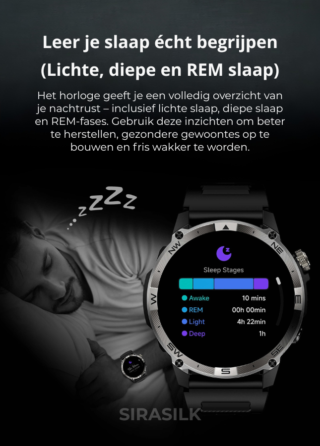 🔥 Reloj inteligente SteelGrid | Pantalla AMOLED siempre activa, GPS satelital, Monitor de estrés