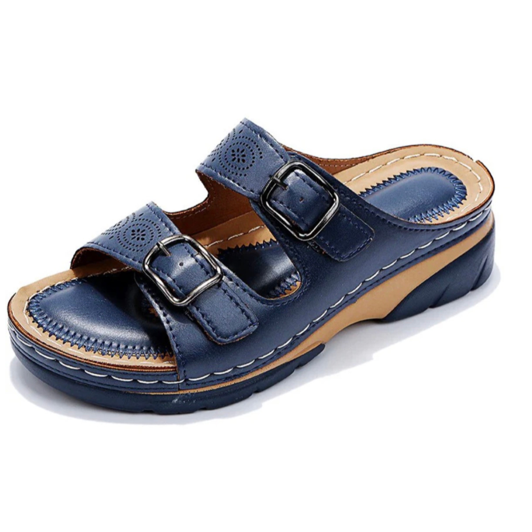 Sandalias ortopédicas Lovas para espolones calcáneos, pies anchos y osteoartritis.