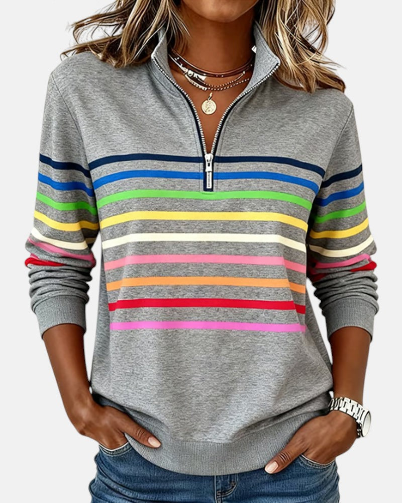 Wren | Sudadera clásica de algodón con cremallera para la comodidad de cada día