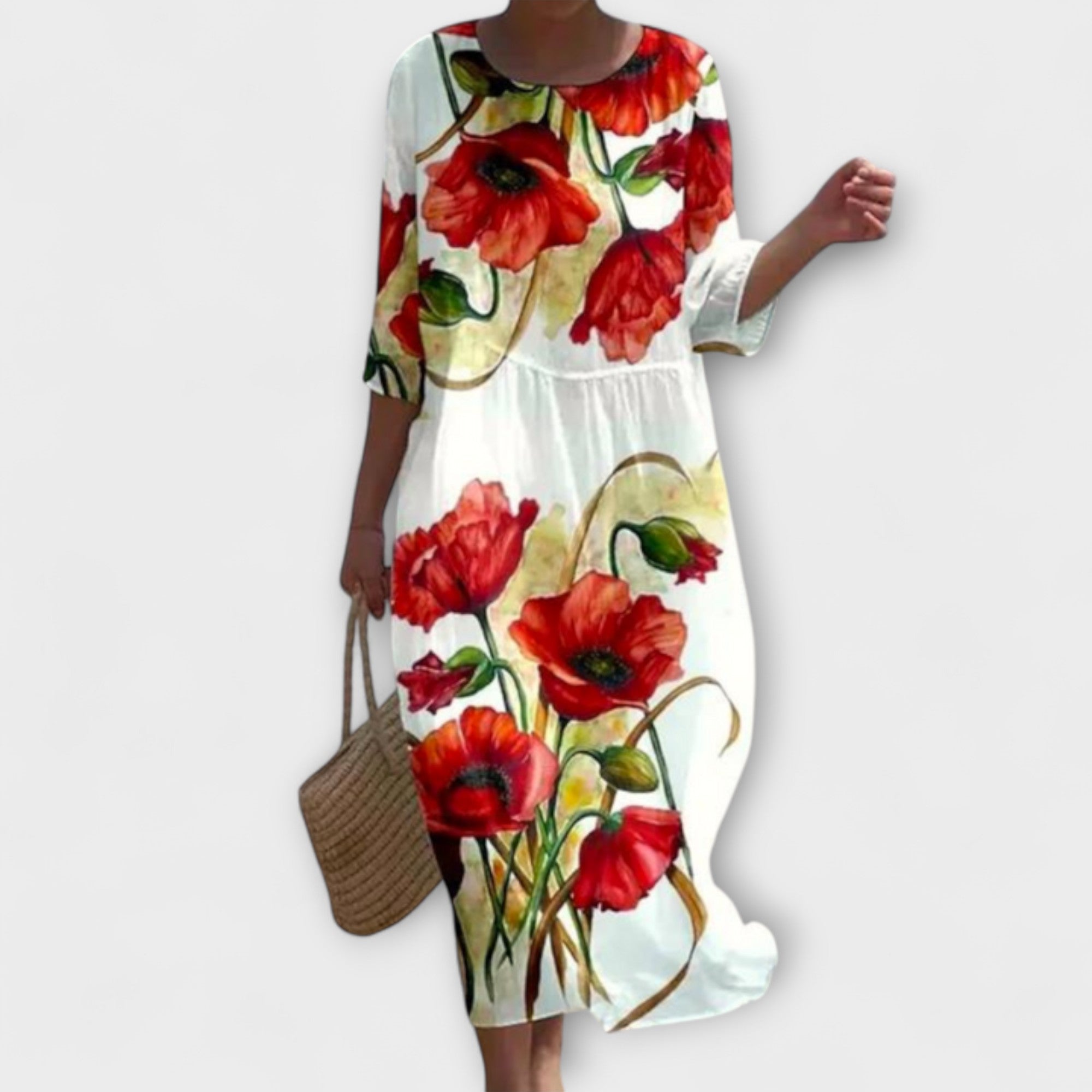 Shae™ | Elegante Vestido Largo Floral para Mujer