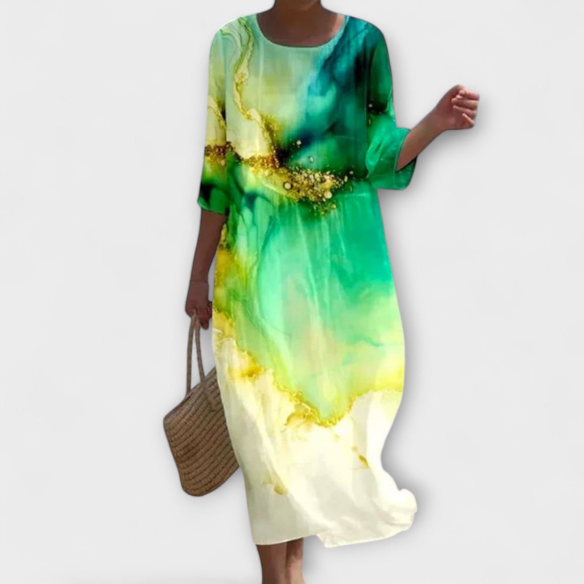 Shae™ | Elegante Vestido Largo Floral para Mujer
