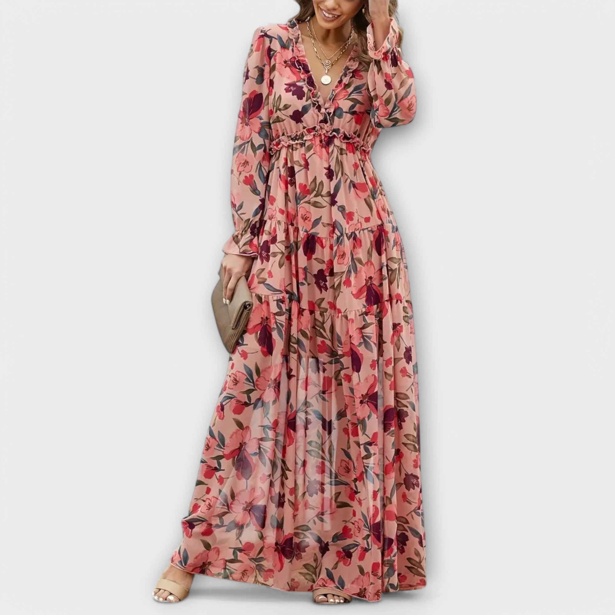 Ynah | Vestido largo elegante para mujer