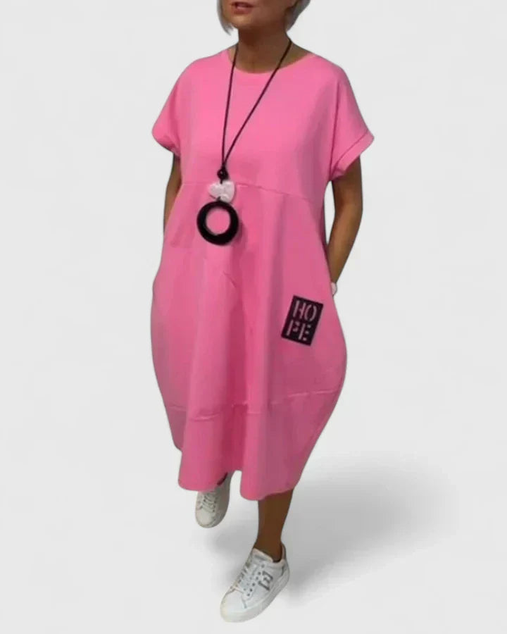 Thalyssiah | Cómodo vestido midi