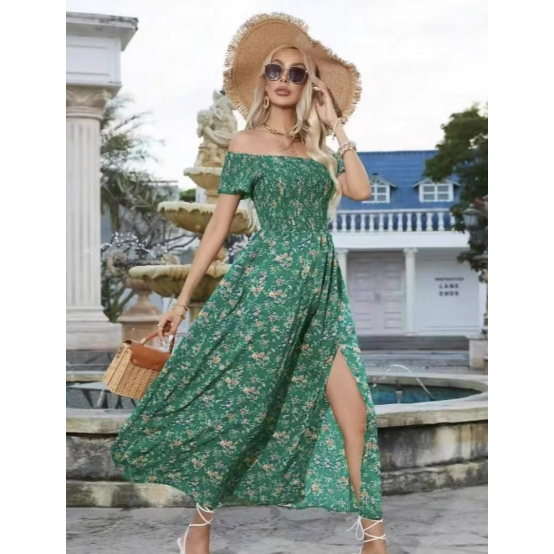 Phoebe™ | Elegante vestido vintage de mujer con hombros descubiertos