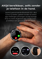 🔥 Reloj inteligente SteelGrid | Pantalla AMOLED siempre activa, GPS satelital, Monitor de estrés