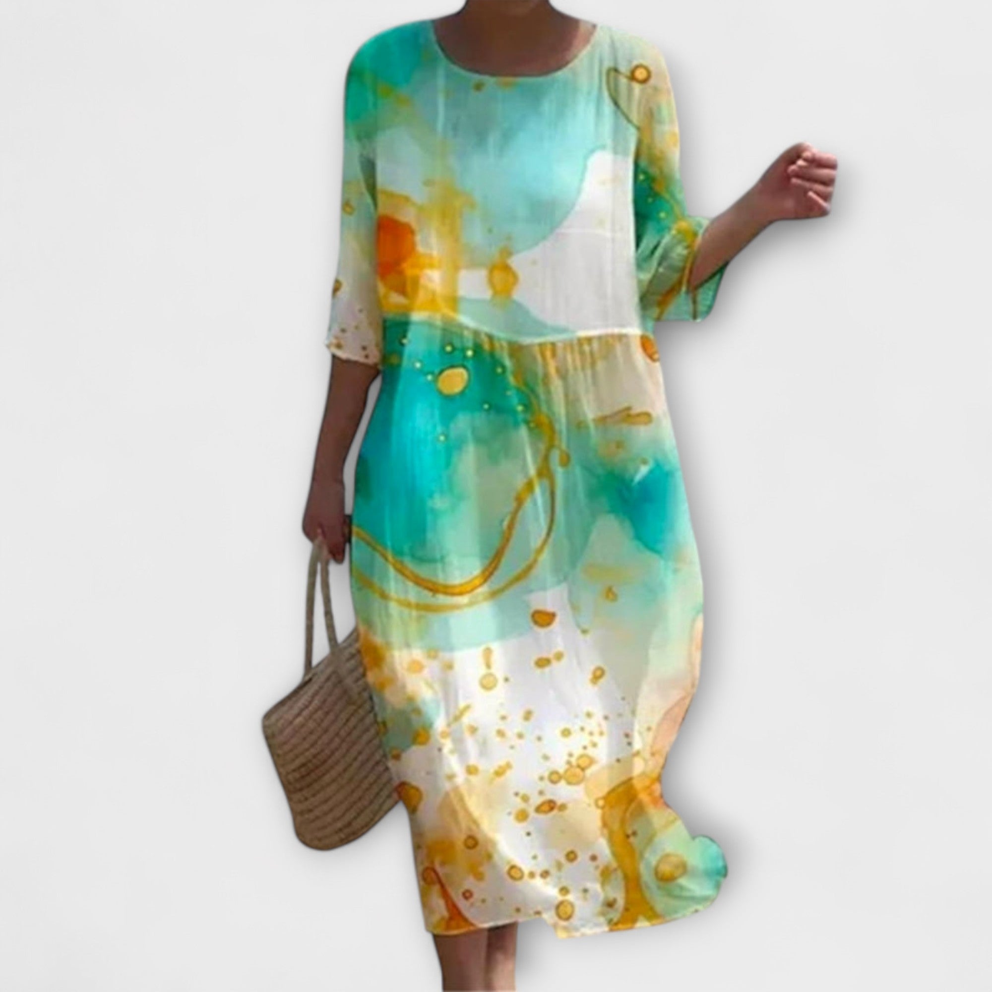 Shae™ | Elegante Vestido Largo Floral para Mujer