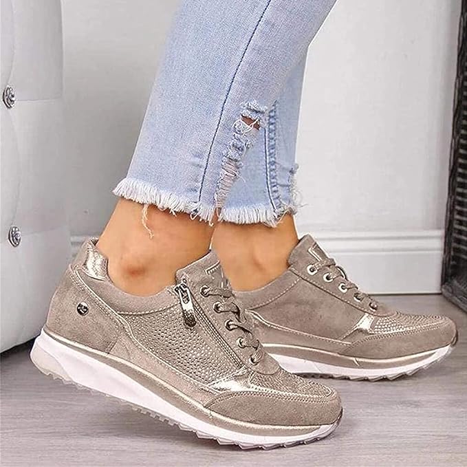 Ginette | Zapatillas Ortopédicas con Cremallera