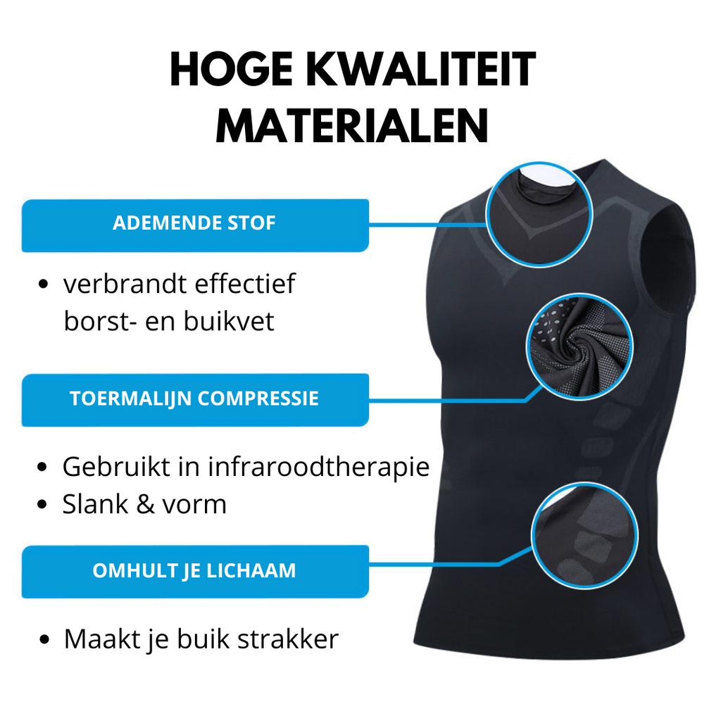 PosturePro™ | Camiseta de compresión con soporte postural