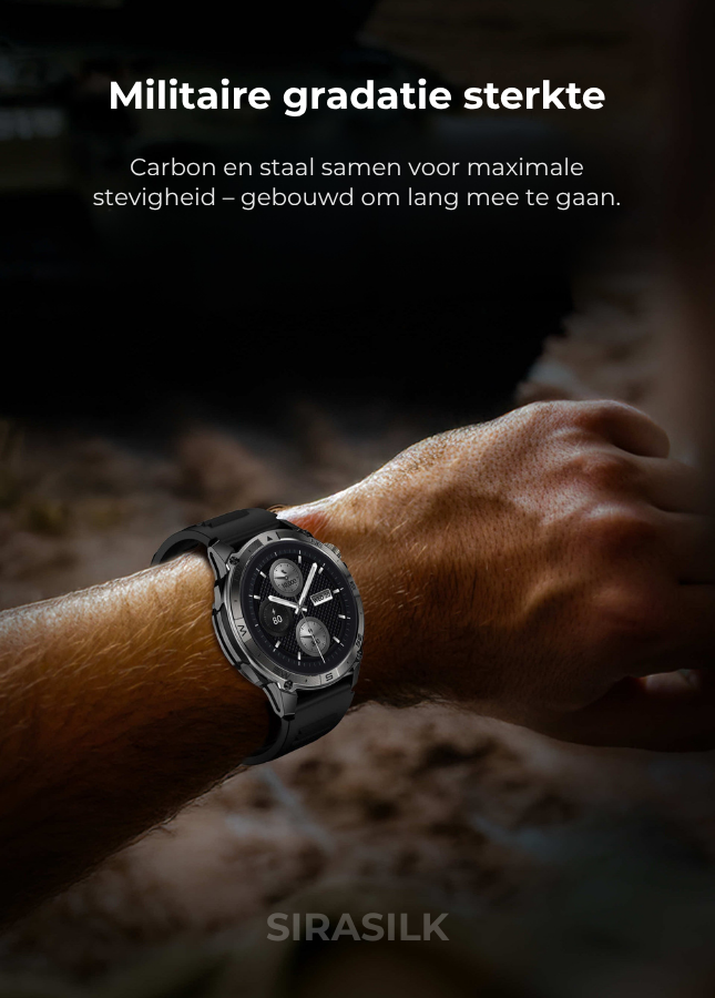 🔥 Reloj inteligente SteelGrid | Pantalla AMOLED siempre activa, GPS satelital, Monitor de estrés