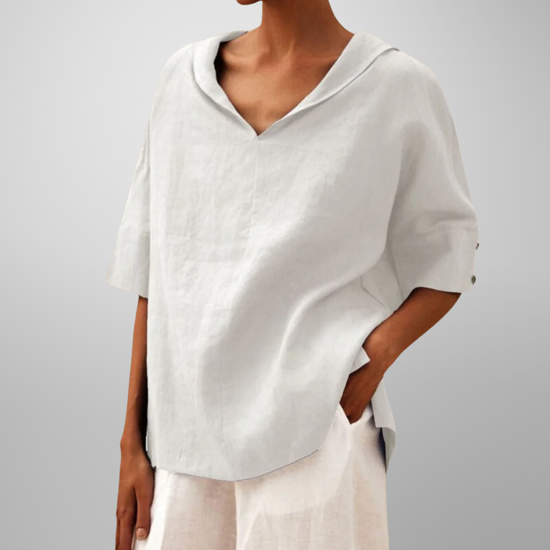 Lucy™ | Blusa de algodón holgada para mujer