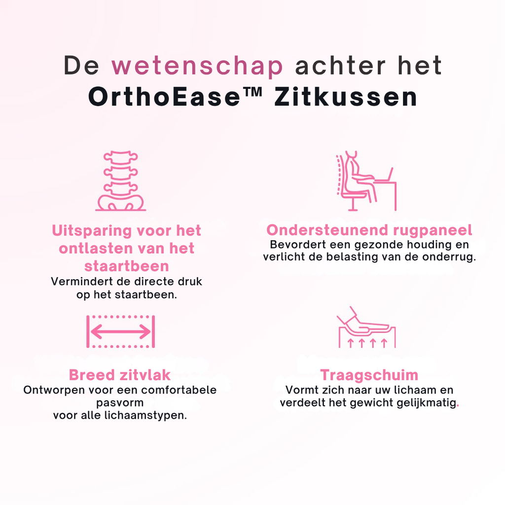 OrthoEase™ Ergonomisch Zitkussen