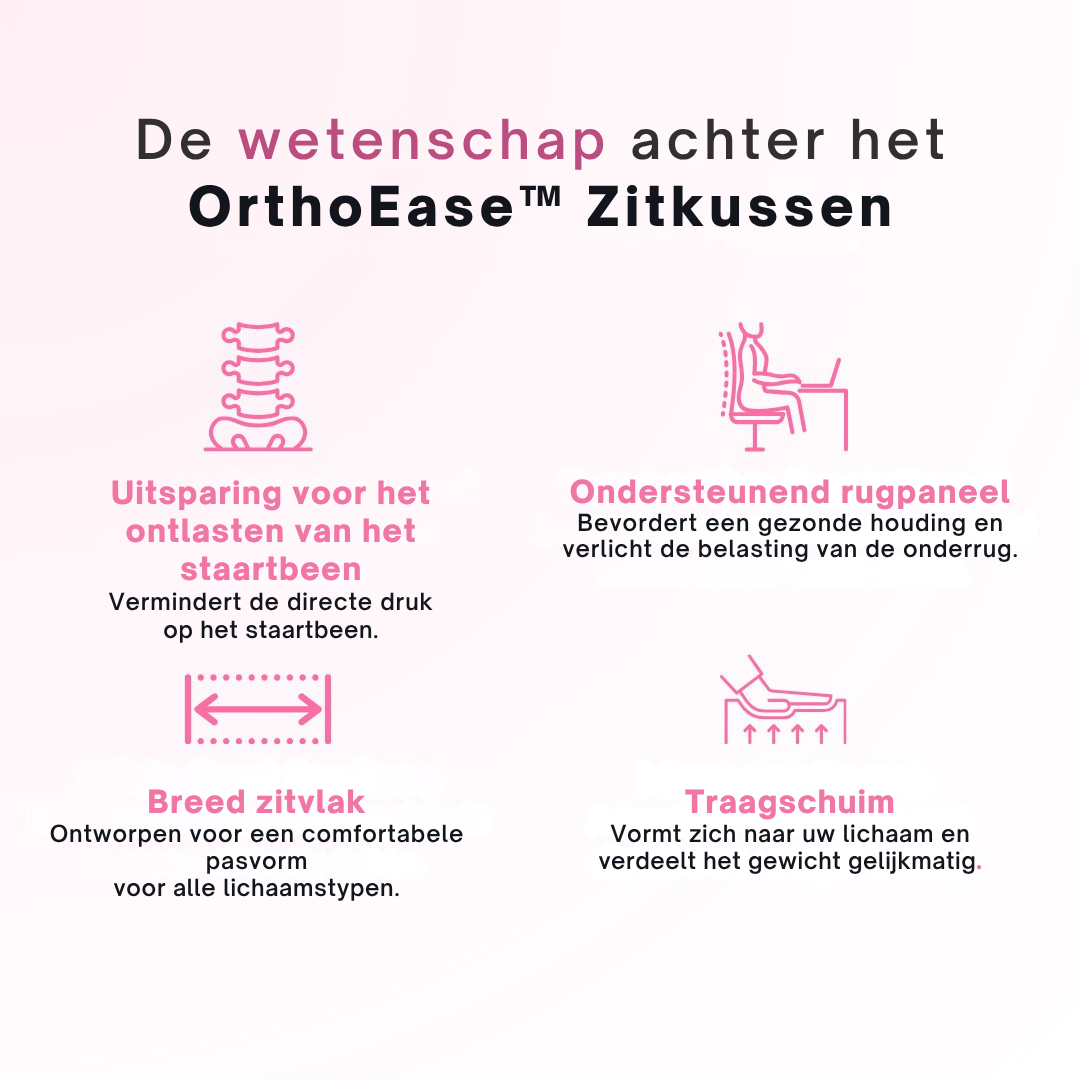 OrthoEase™ Ergonomisch Zitkussen