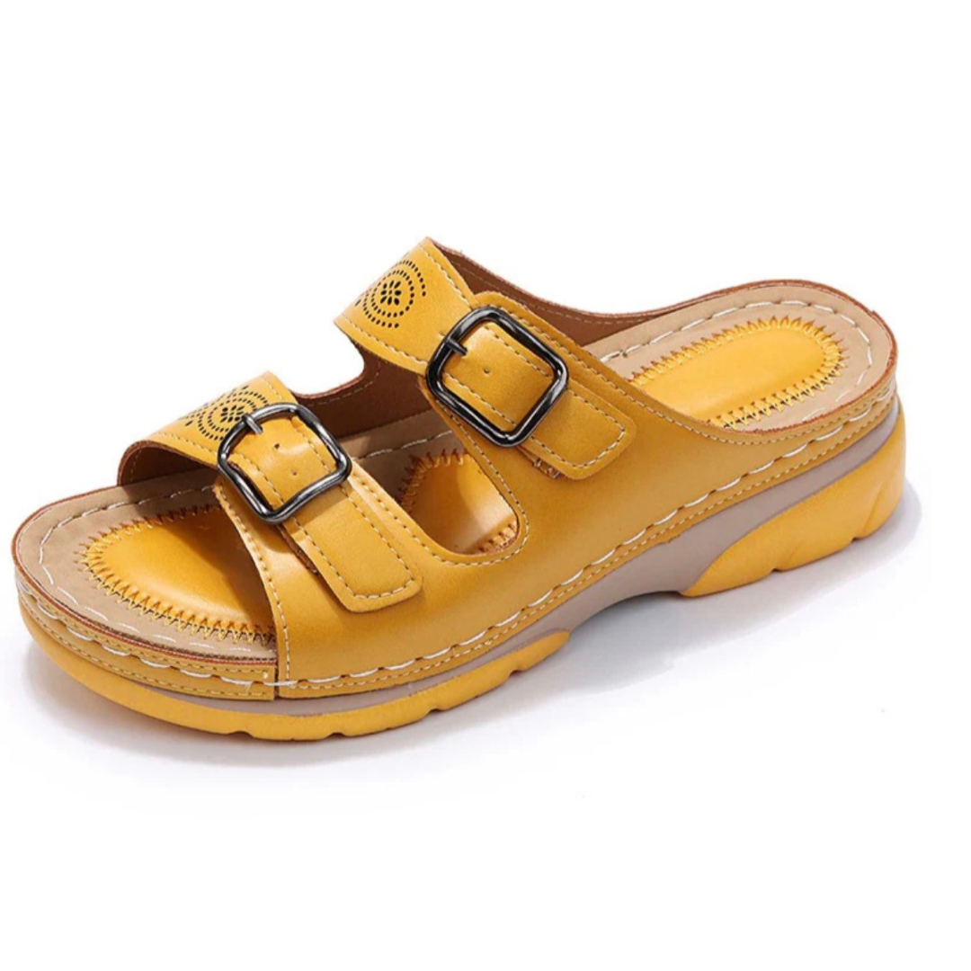 Sandalias ortopédicas Lovas para espolones calcáneos, pies anchos y osteoartritis.
