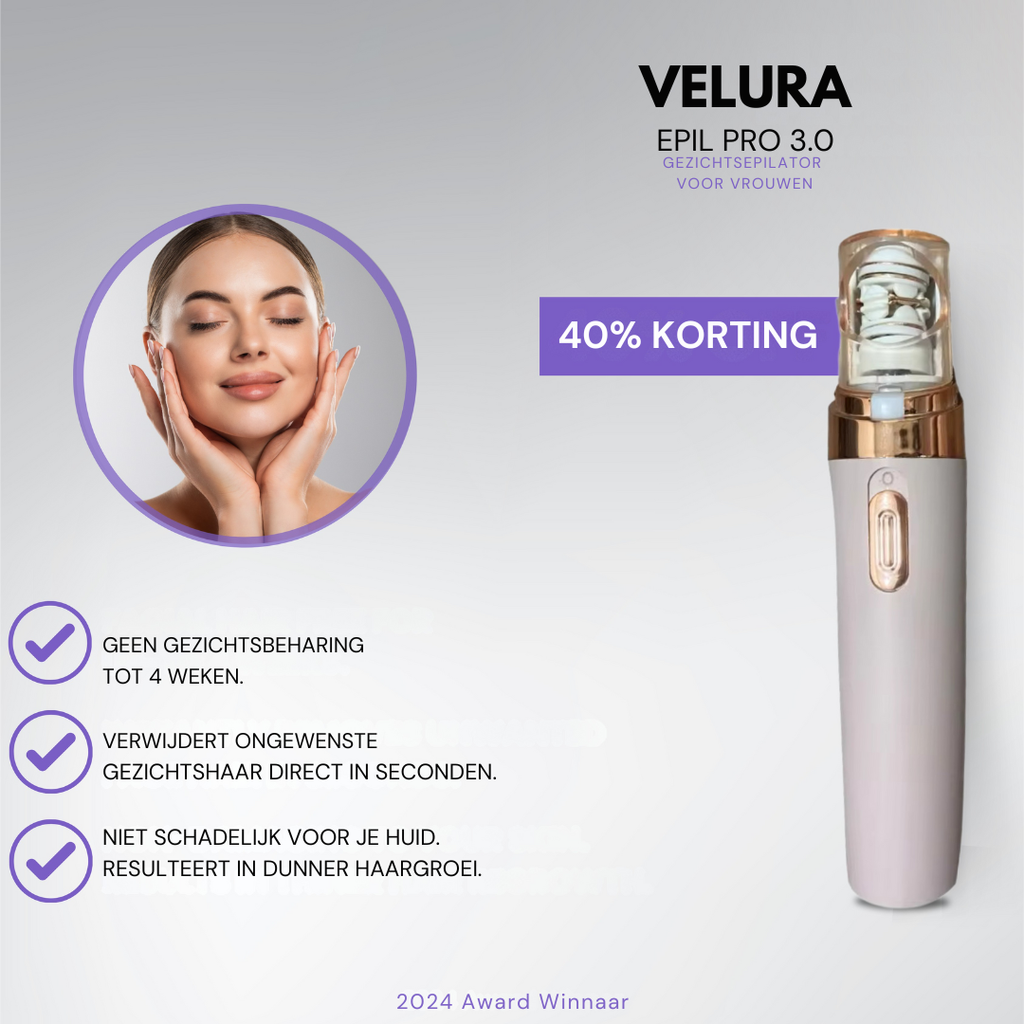 Velura – Depiladora para mujer – ¡40 % de descuento por tiempo limitado!