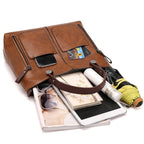 Winslet | Bolso cruzado retro icónico de cuero sintético