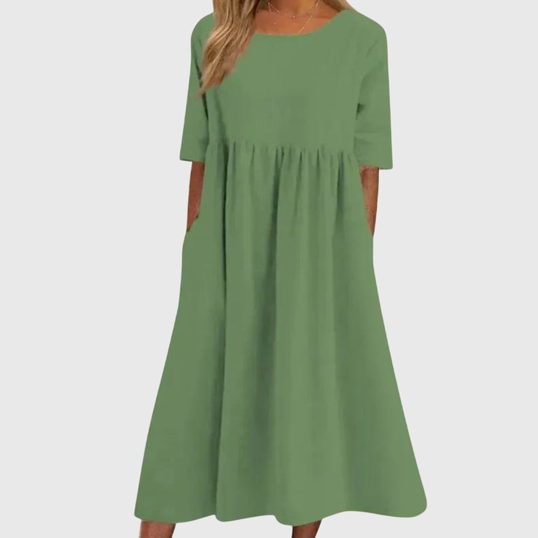 Haisley™ | Vestido elegante de manga corta
