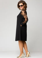 Vestido Edyth de encaje elegante