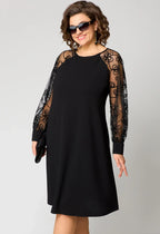Vestido Edyth de encaje elegante