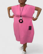 Thalyssiah | Cómodo vestido midi