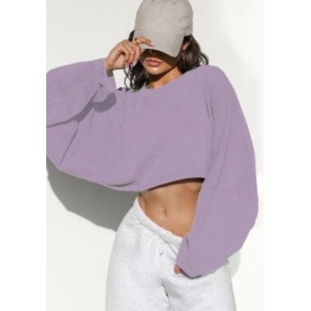 SKYE™ | Sudadera informal corta de mujer