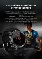 🔥 Reloj inteligente SteelGrid | Pantalla AMOLED siempre activa, GPS satelital, Monitor de estrés