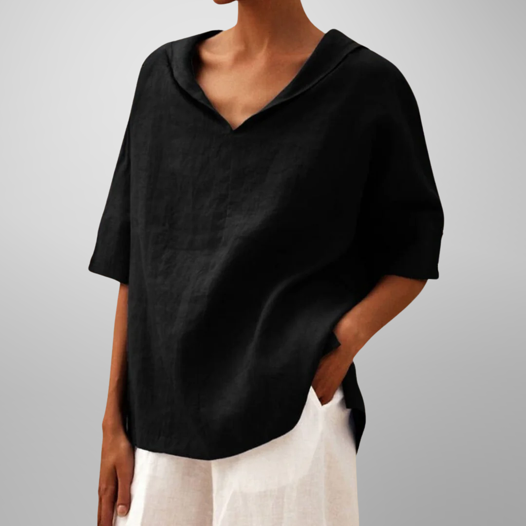 Lucy™ | Blusa de algodón holgada para mujer