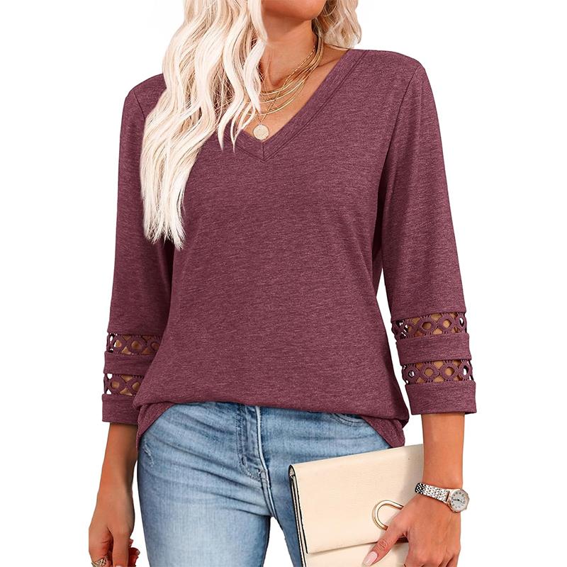 Styli™ | Top de Verano Informal y Elegante con Cuello en V para Mujer