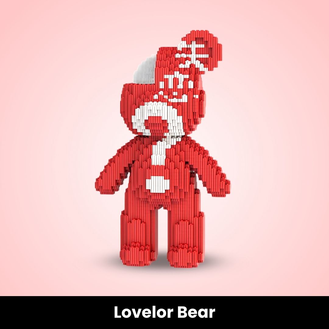 BearBricks™ Construye tu propio Mini Oso (más de 3000 bloques)