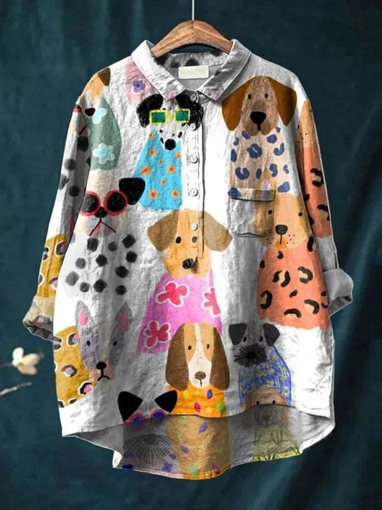 Scarlette™| Camiseta de Arte de Perros para Mujer