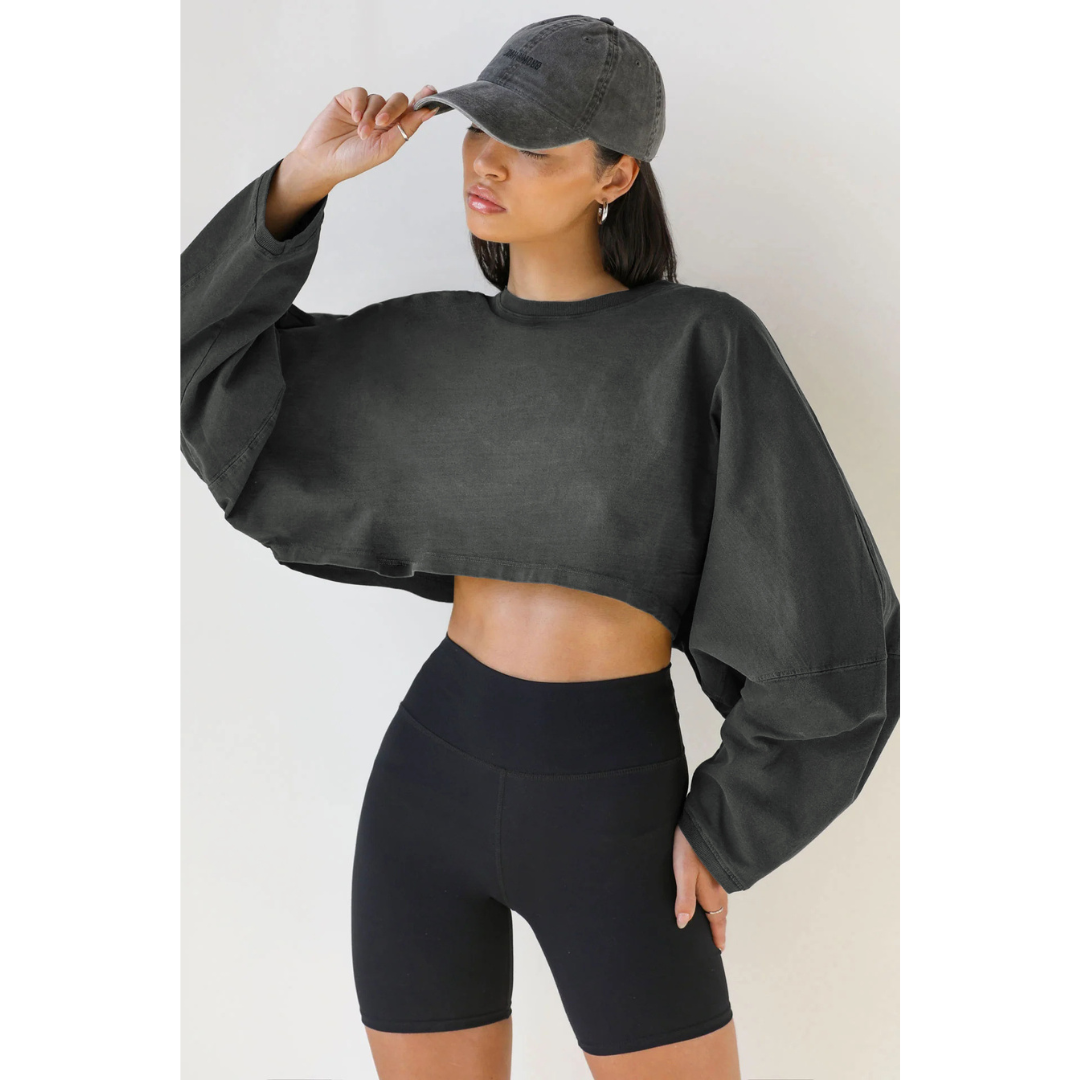 SKYE™ | Sudadera informal corta de mujer