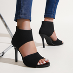 Savannah – Sandalias de tacón con tejido elástico