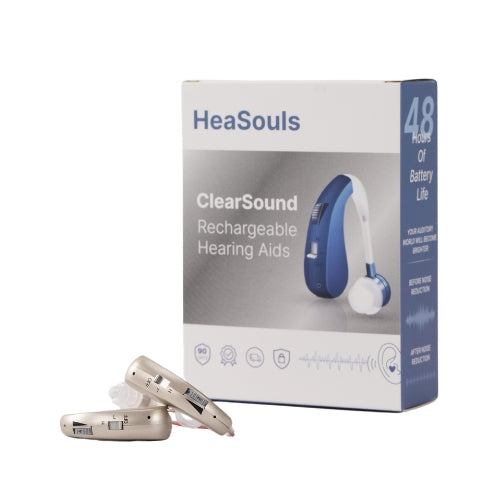 Audífonos recargables BTE ClearSound HeaSouls™️ (par de 2)