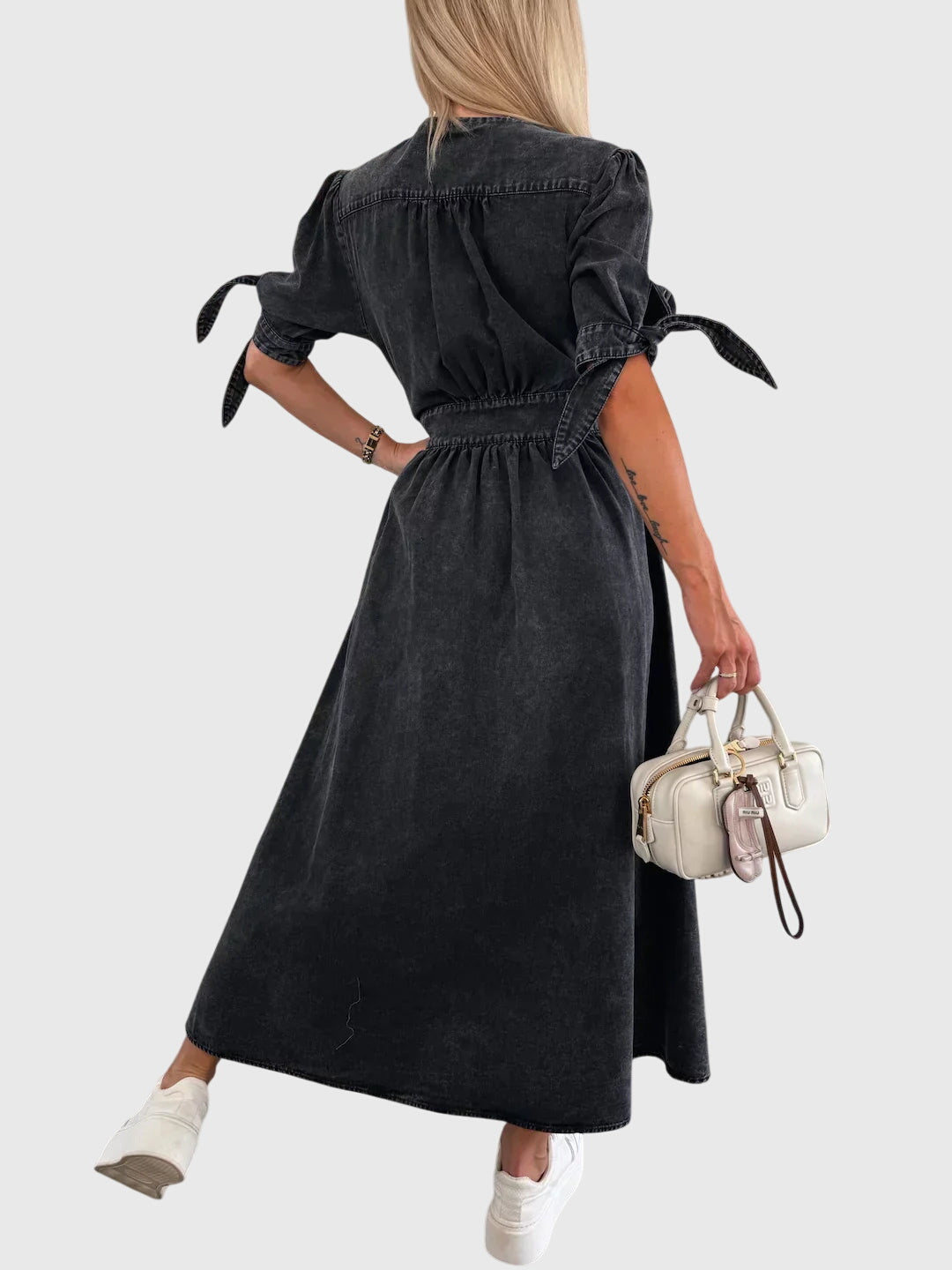 Sophia™ | Vestido elegante de mezclilla