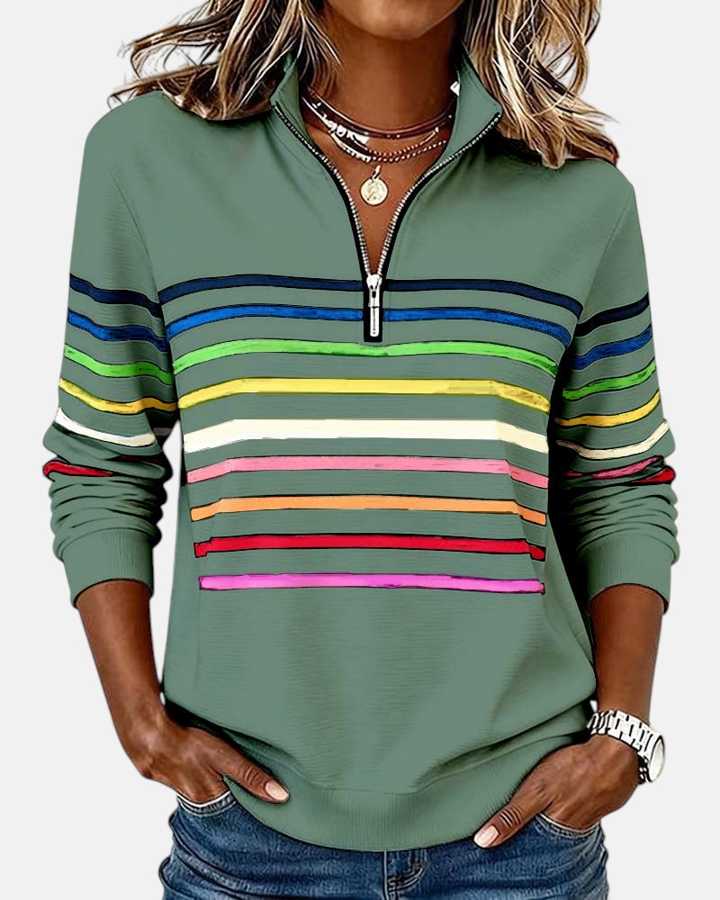 Wren | Sudadera clásica de algodón con cremallera para la comodidad de cada día