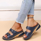 Sandalias ortopédicas Lovas para espolones calcáneos, pies anchos y osteoartritis.