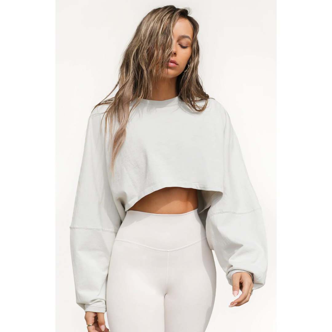 SKYE™ | Sudadera informal corta de mujer