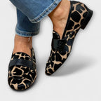 Leonie | Orthopedische Luipaard Moccasins