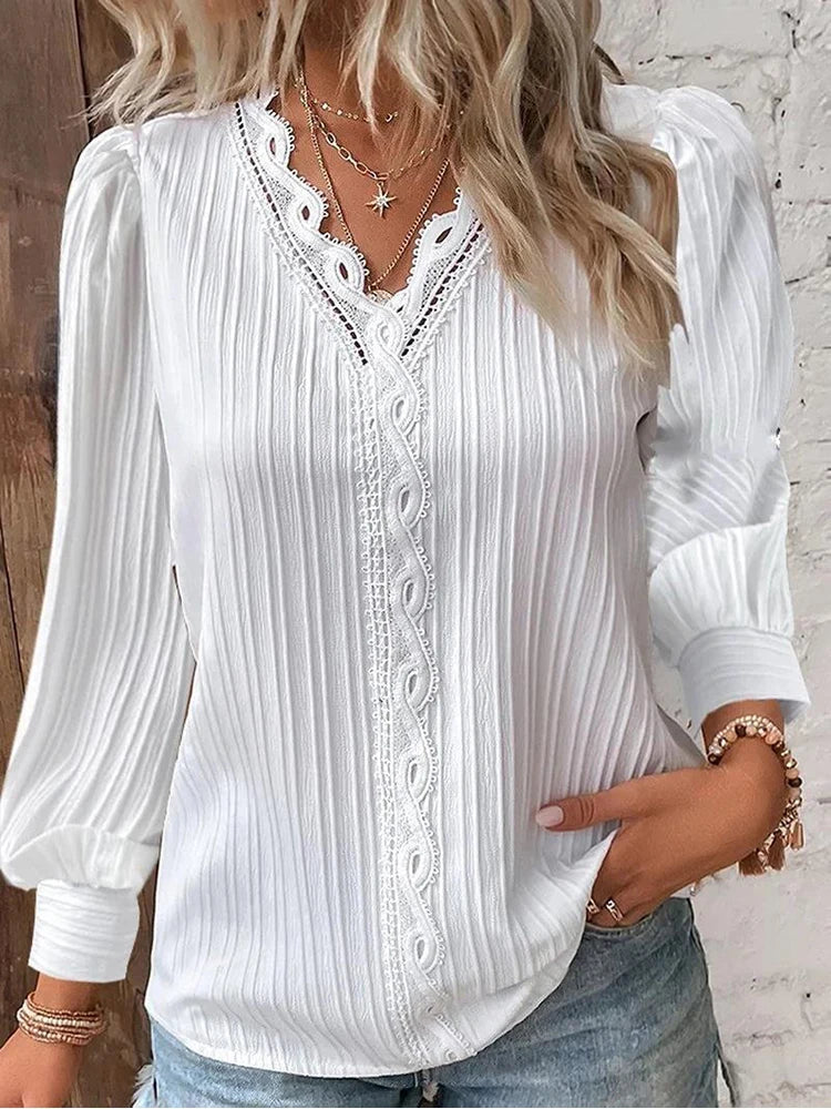 RENATA™ | Blusa Clásica Plisada para Mujer