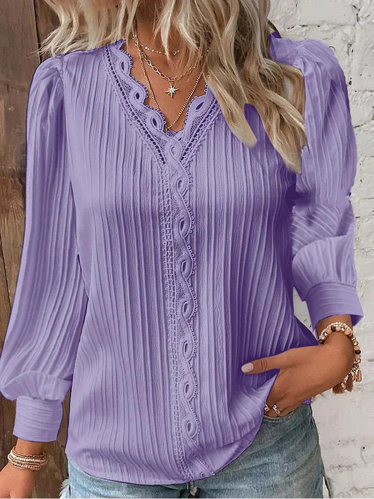 RENATA™ | Blusa Clásica Plisada para Mujer