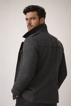 Chaqueta de invierno para hombre atemporal - Adecuada para el trabajo y el ocio