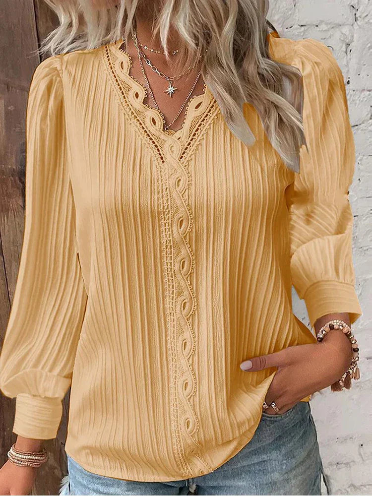 RENATA™ | Blusa Clásica Plisada para Mujer