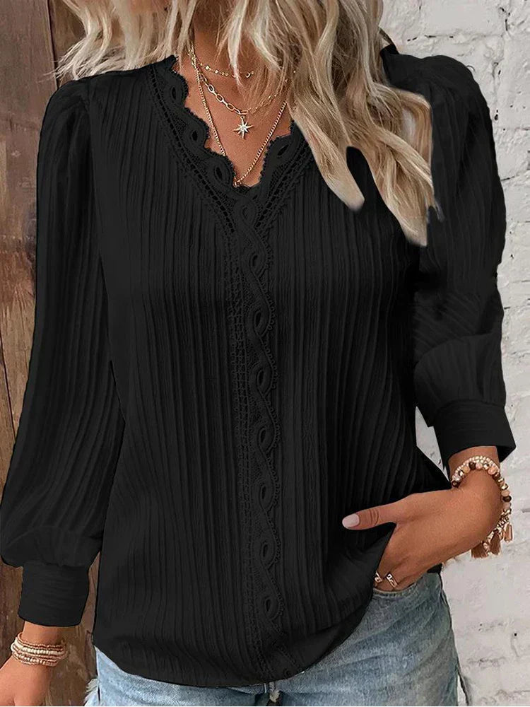 RENATA™ | Blusa Clásica Plisada para Mujer