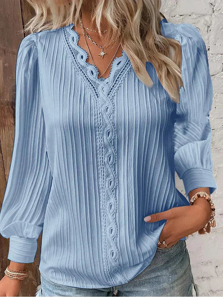RENATA™ | Blusa Clásica Plisada para Mujer