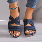 Sierra – Sandalias de cuña premium