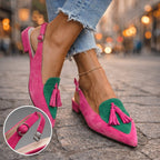 Lorena Sandalias con Tiras y Borlas