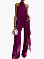 SEMME | ELEGANTE CONJUNTO HALTER PARA MUJER