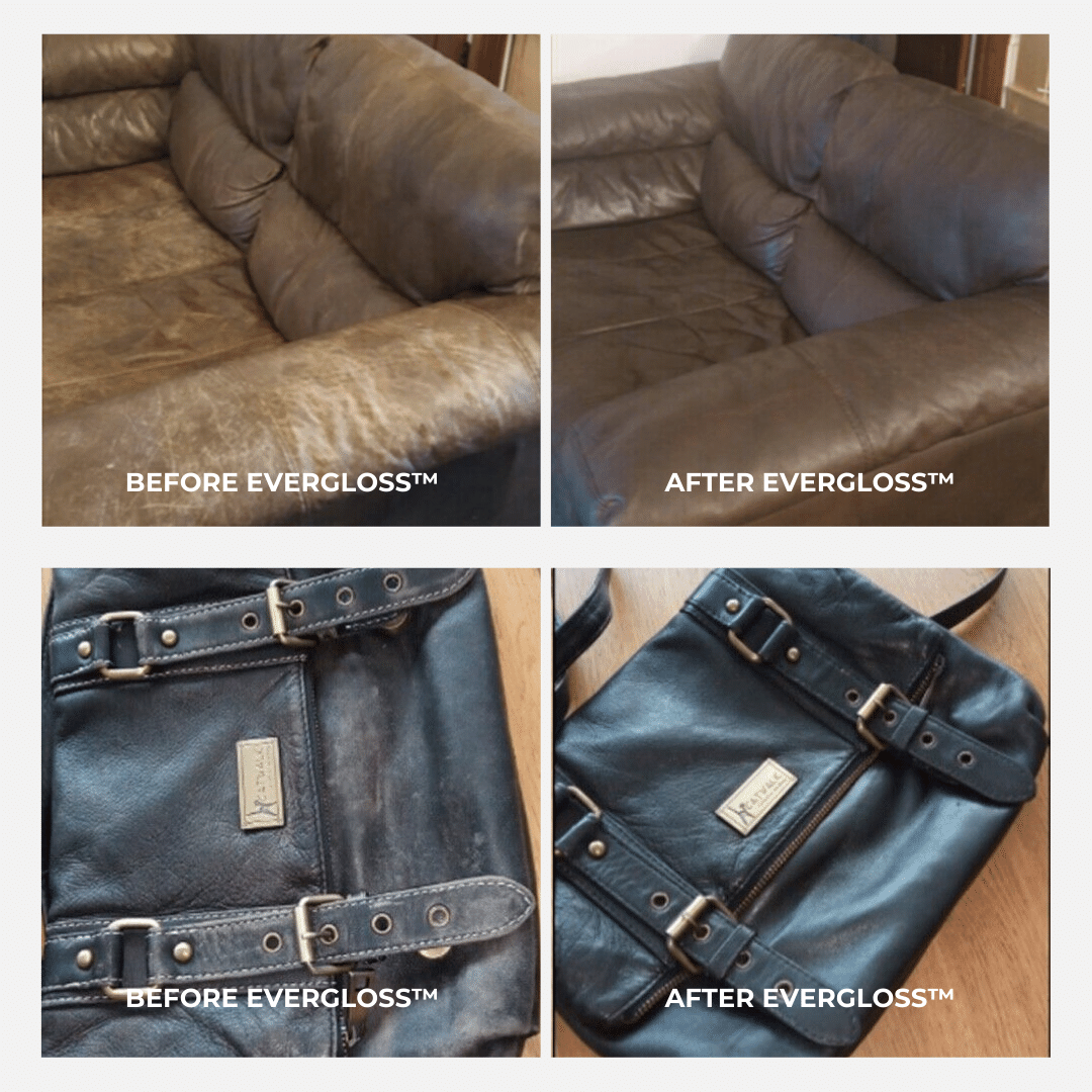 EverGloss™ – Bálsamo reparador de cuero y muebles + Brocha aplicadora