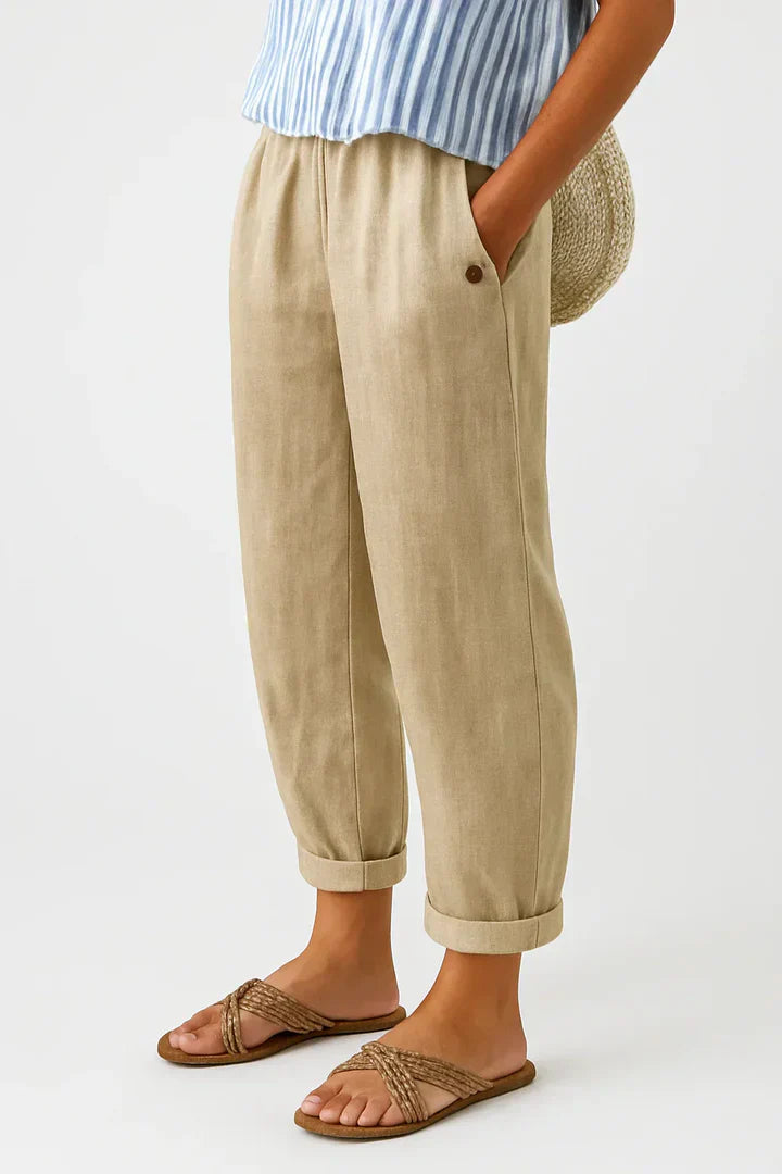 Romina | Pantalones de Lino Atemporales