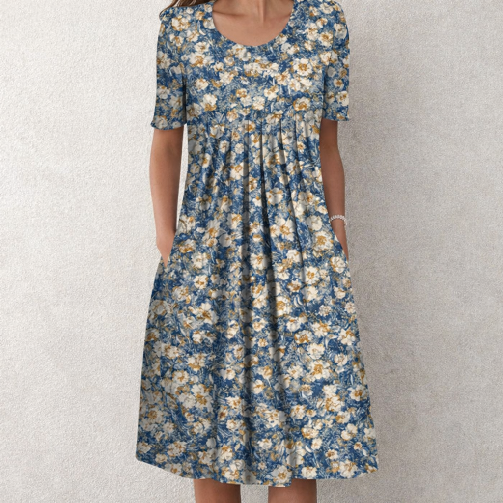 Gigi | Vestido de algodón con cobertura de abdomen